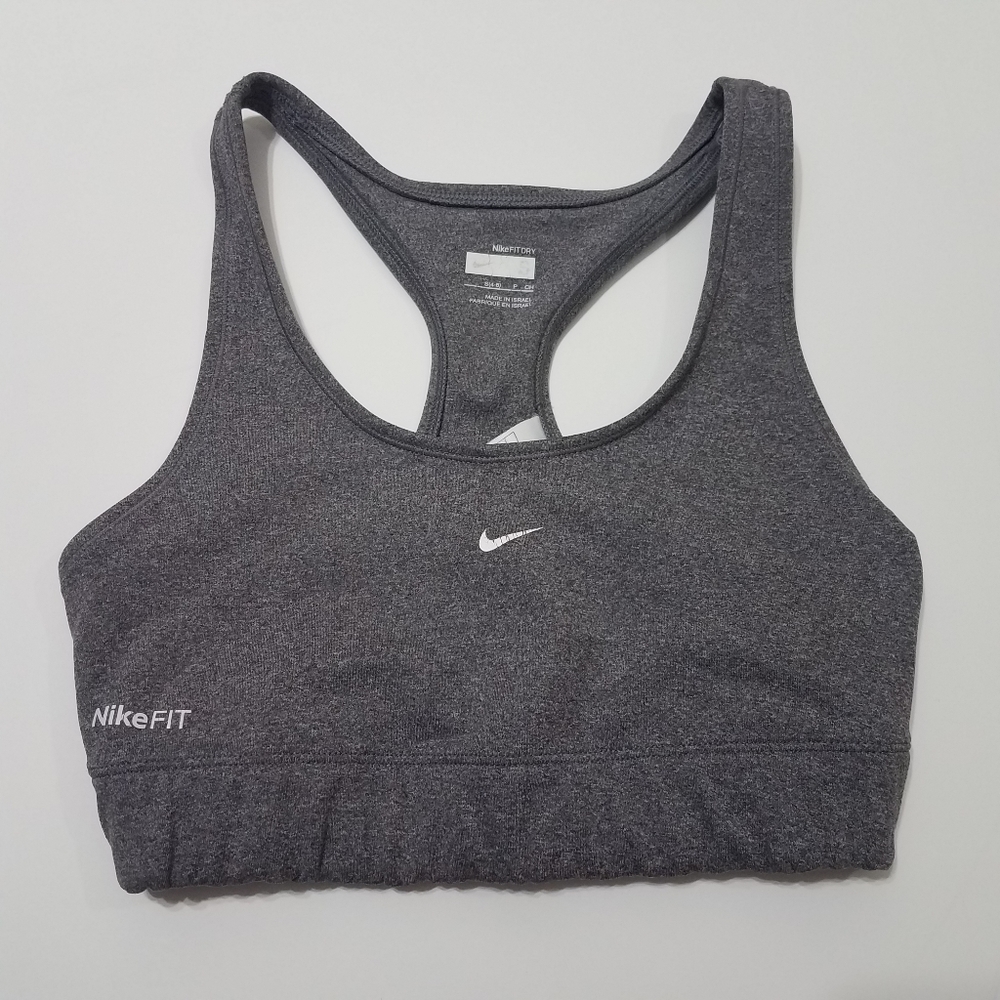 Nike Fit Gray Sports Bra Size S